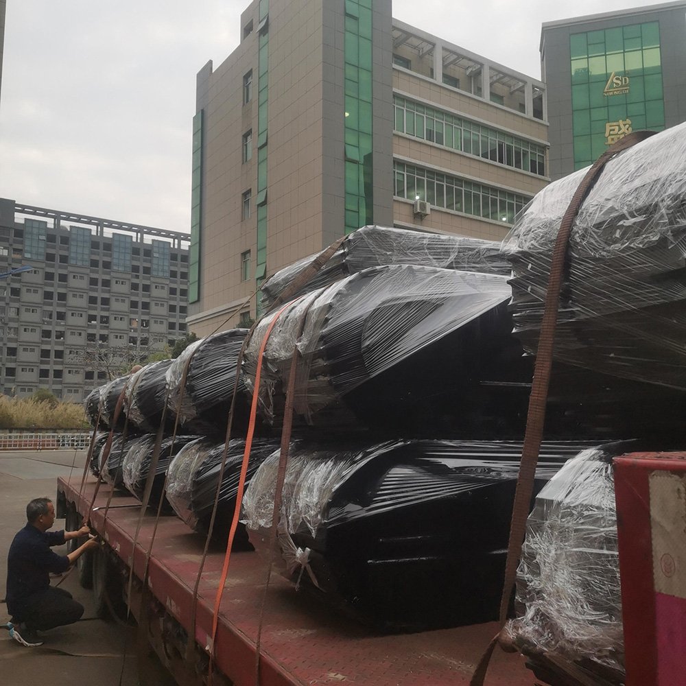 track undercarriages for sany are loading for delivery